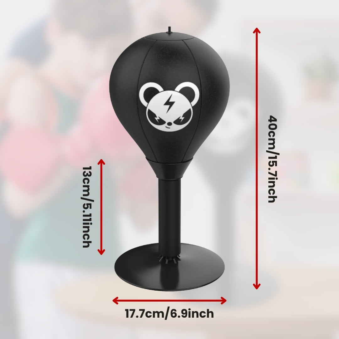 PunchFun® – Pera de Boxeo con Ventosa | Libera Estrés y Aleja a los Niños del Celular