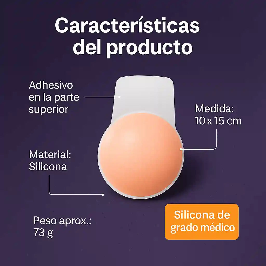 SilkyLift® Cubre Pezones Levanta Senos – Libertad y realce en segundos