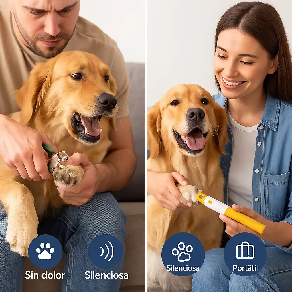 Silent Groom pro® – Lima Eléctrica para Mascotas | Uñas suaves sin estrés ni dolor