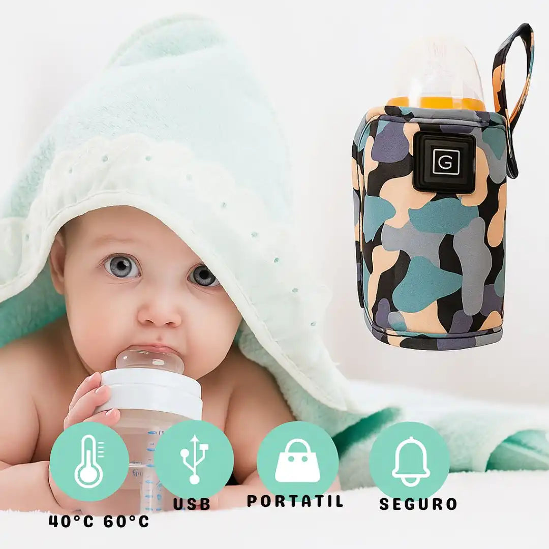 WarmEase® | Calentador Portátil de Teteros - Mantén la leche perfecta, estés donde estés