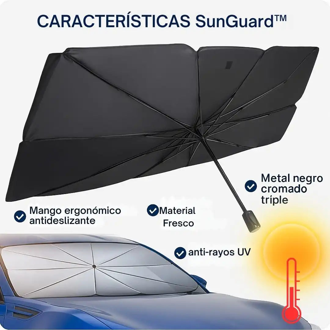 SunGuard™ - Parasol Panorámico para Carro – Protección total contra el calor