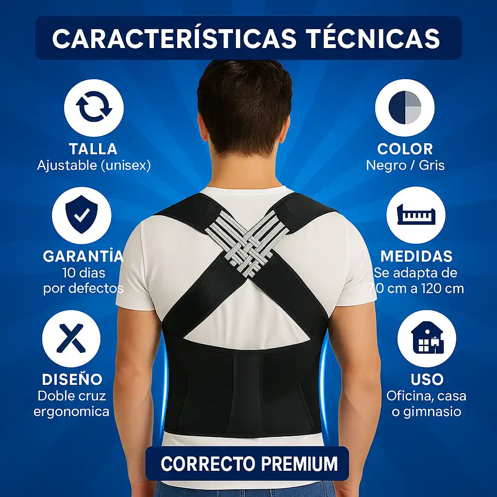PostuPro® – Corrector de Postura Premium