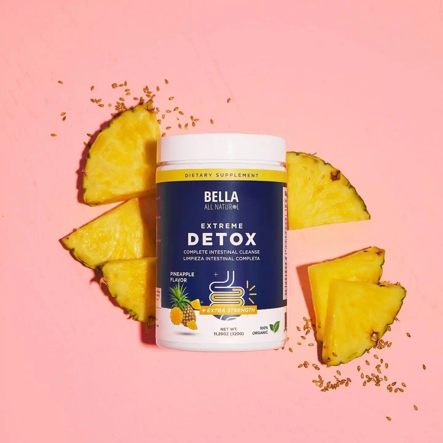 BellaCleanse™ Detox de Piña Limpieza intestinal que ayuda a desinflamar