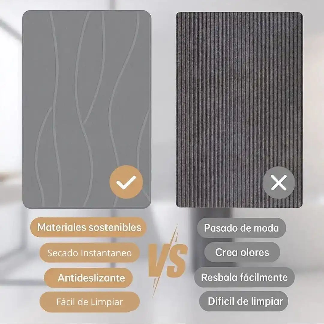 StoneMat™ – Tapete de Piedra Absorbente | Seco, limpio y elegante en segundos
