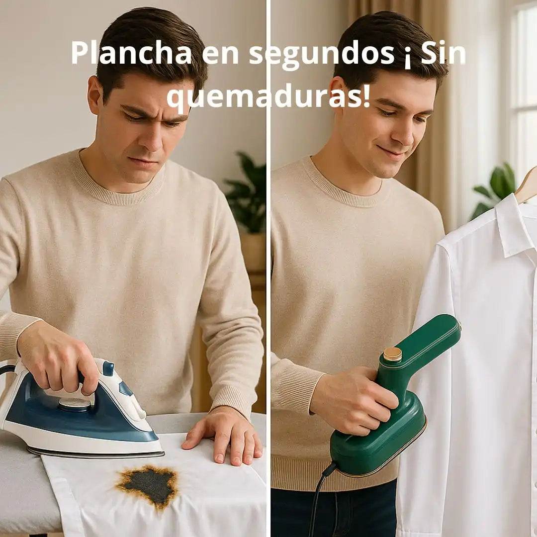 SteamGo™ – Mini Plancha a Vapor Portátil | ¡Ropa Impecable en Segundos, sin quemaduras!