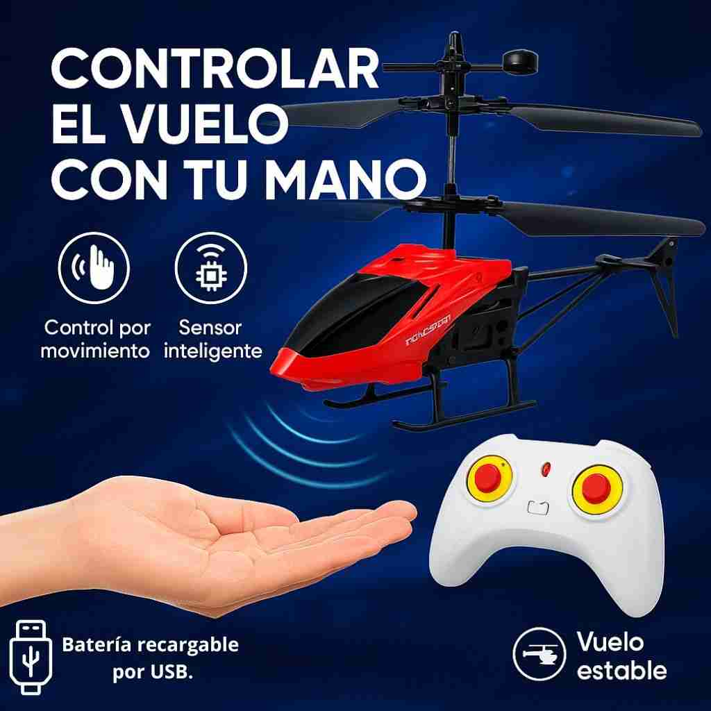 SkyFly® – Helicóptero Con Control  | Diversión que despega