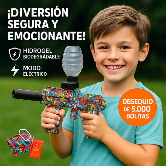 HydroShot® – Pistola de Hidrogel PACK 1.000 Bolitas + Obsequio