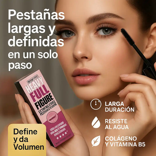 Heavy Full® Máscara 360 Flip – Pestañina 4D Original con volumen extremo