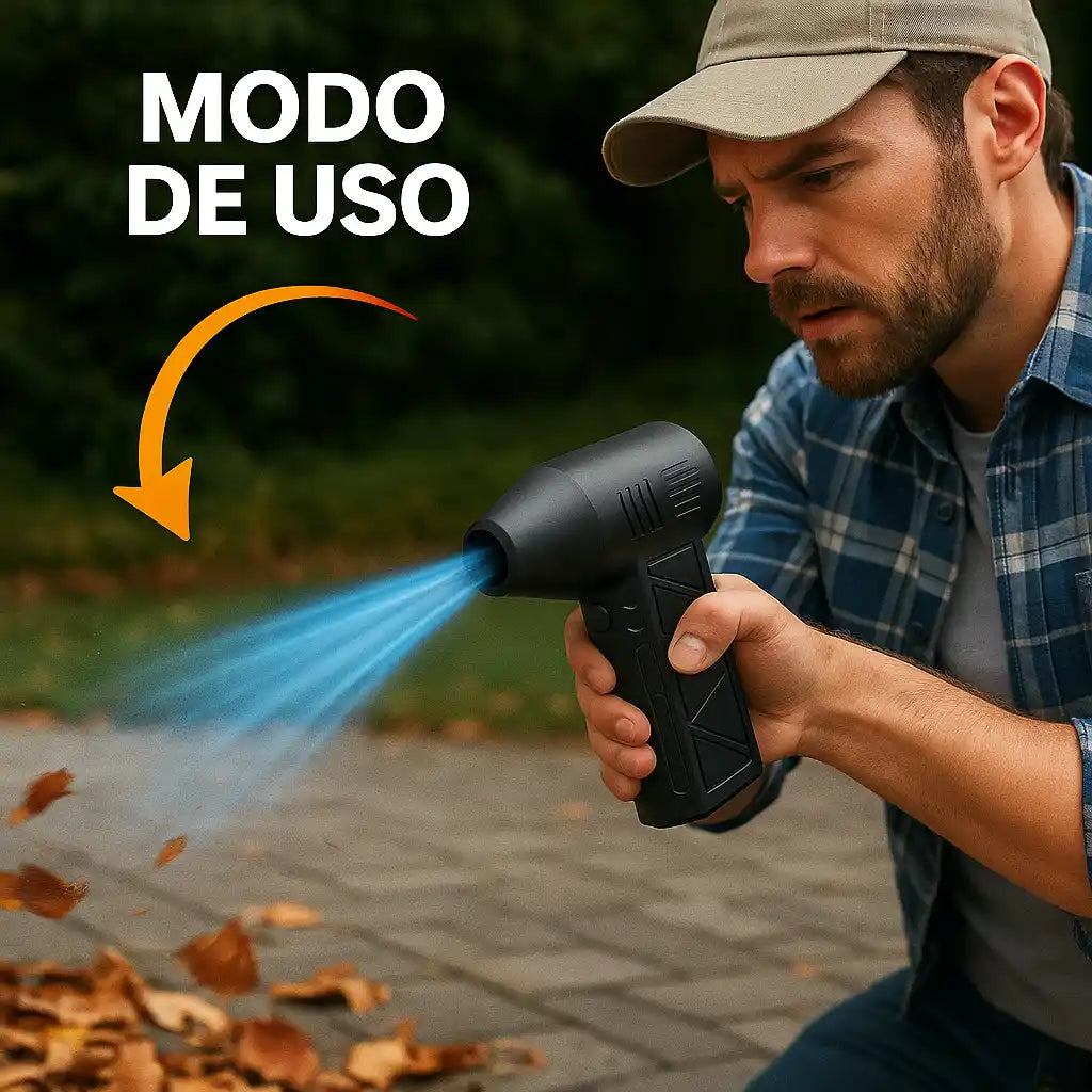 AirBlow® Sopladora Portátil Recargable – Limpieza rápida y sin esfuerzo