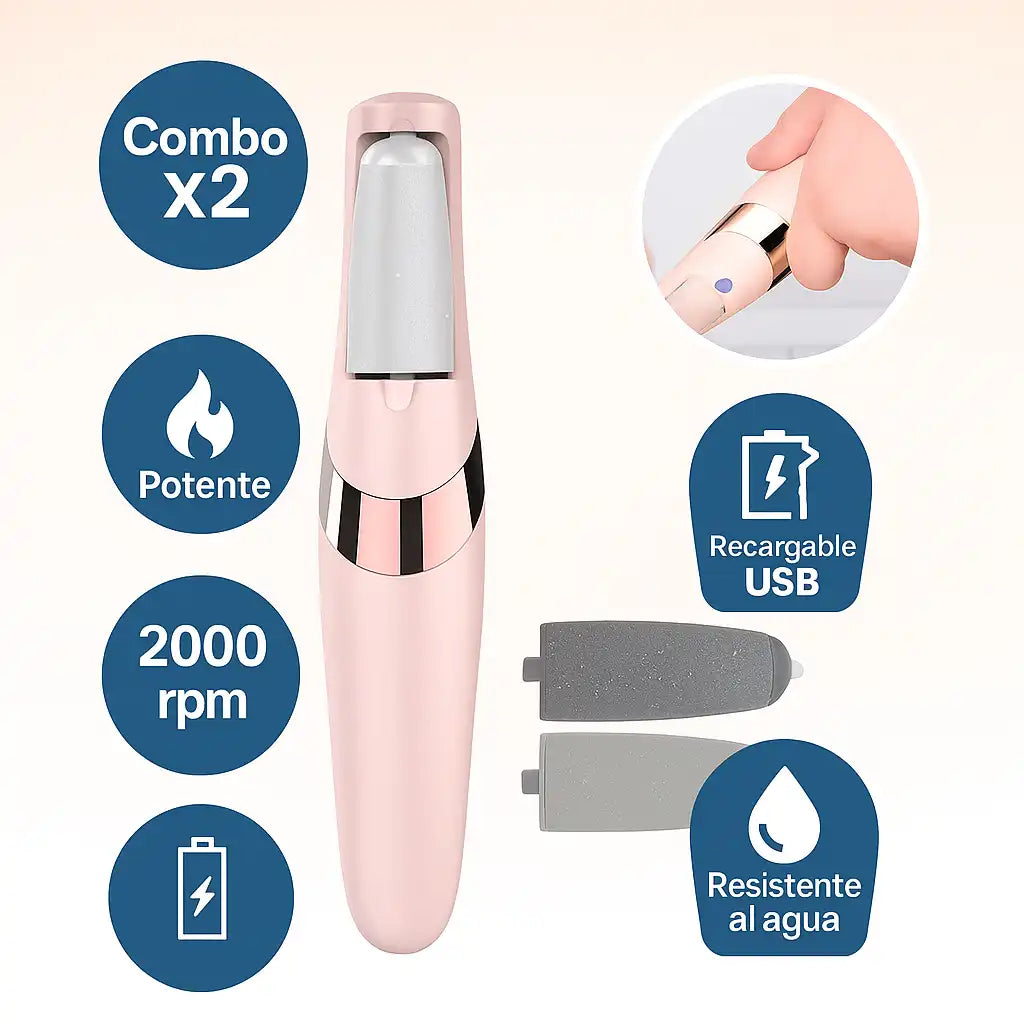SoftFeet™ – Removedor de Callos Portátil | Pies Suaves al Instante, Sin Dolor