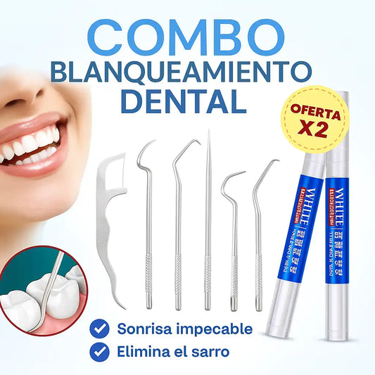Smile white™ | Combo Blanqueador + Limpieza Dental Profesional en Casa