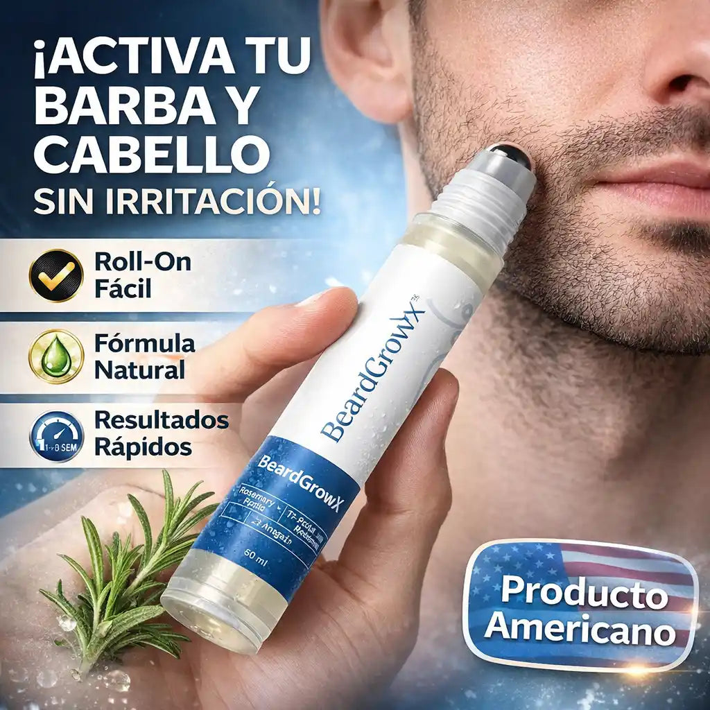 BeardGrowX™ –  Bodywise Activador Capilar Roll-On