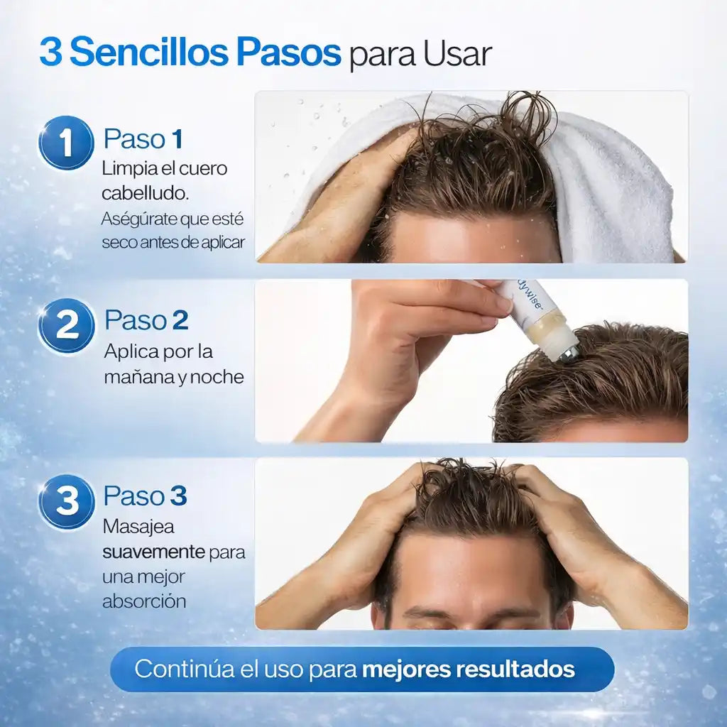 BeardGrowX™ –  Bodywise Activador Capilar Roll-On