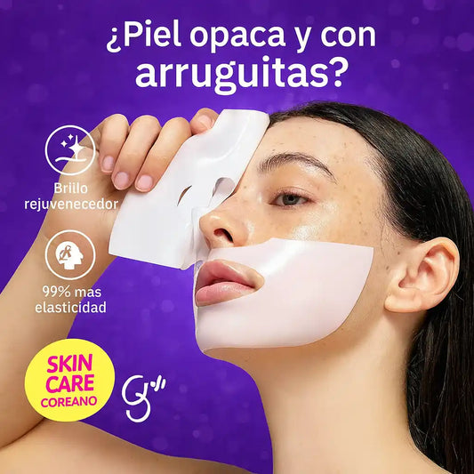 SkinGlow® – Mascarilla de Colágeno Piel Tersa