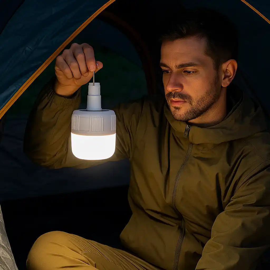 SolarBright® – Bombillo Solar Recargable