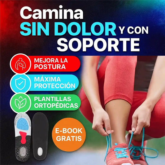 Paso Confort Plus™ (PAR) Plantillas Ortopédicas Deportivas