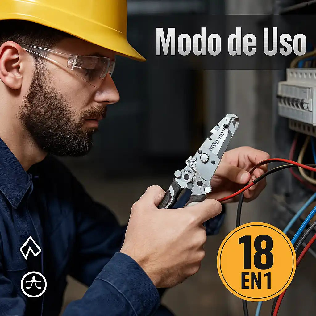 FixPro® Alicate Multifuncional 18 en 1 – Más trabajo en menos tiempo