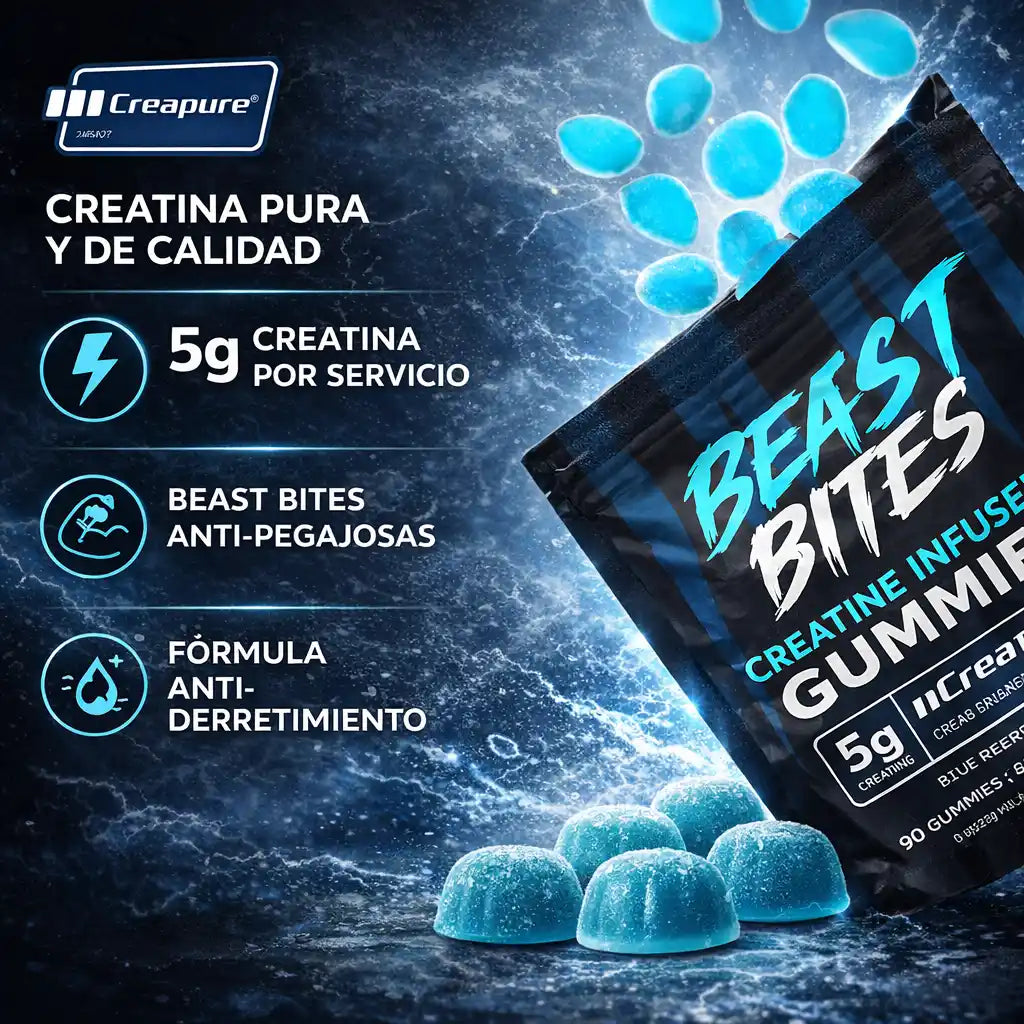 BEASTBITES™ Creatine Gummies – Potencian tu Rendimiento