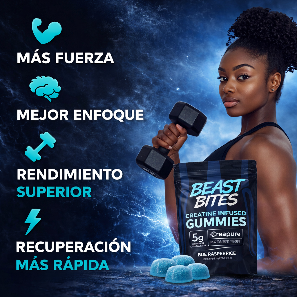 BEASTBITES™ Creatine Gummies – Potencian tu Rendimiento