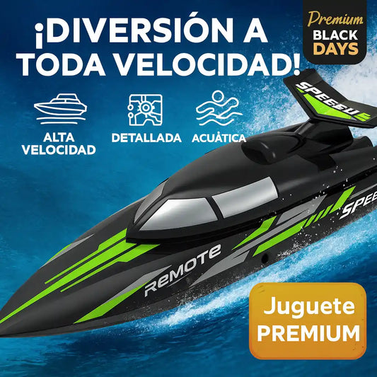 WaveMaster® Lancha Juguete Premium – Velocidad, diversión y estilo en cada aventura