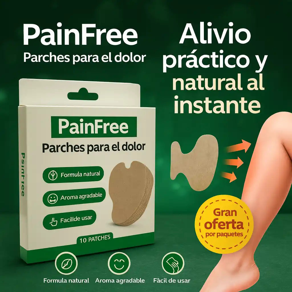 PainFree® – Parches para el dolor | Alivio natural y práctico al instante
