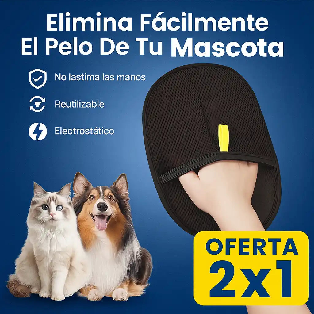 Oferta 2x1 | PetMag™ Guante Quita Pelo – El imán de pelos para tu hogar