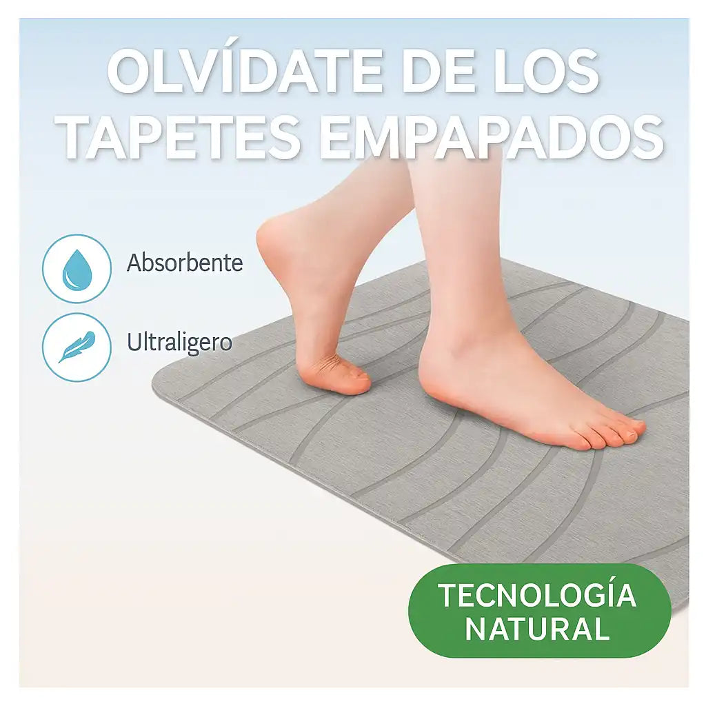 StoneMat™ – Tapete de Piedra Absorbente | Seco, limpio y elegante en segundos