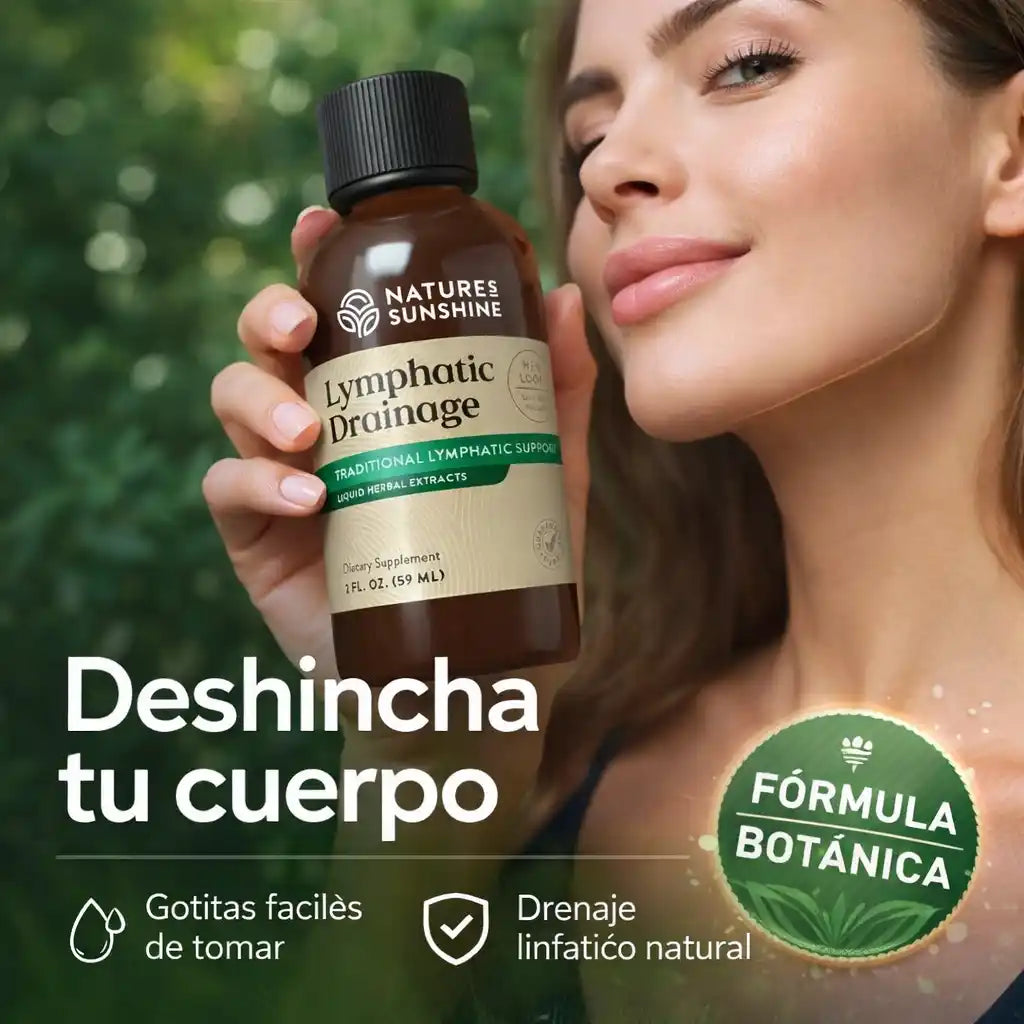 LymphDrop™ | Gotas de Drenaje Linfático | Desinflama y elimina líquidos retenidos