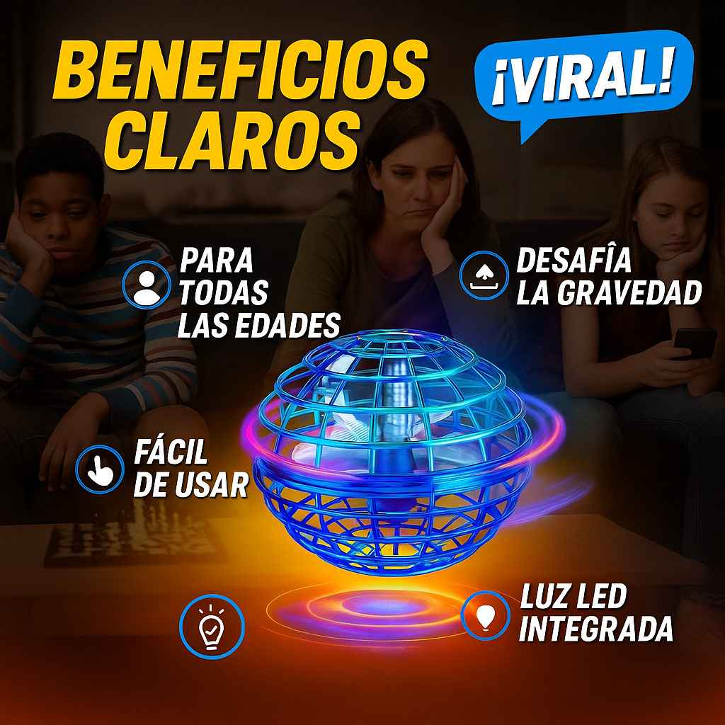 Fly Nova Pro® – Spinner pelota Voladora LED