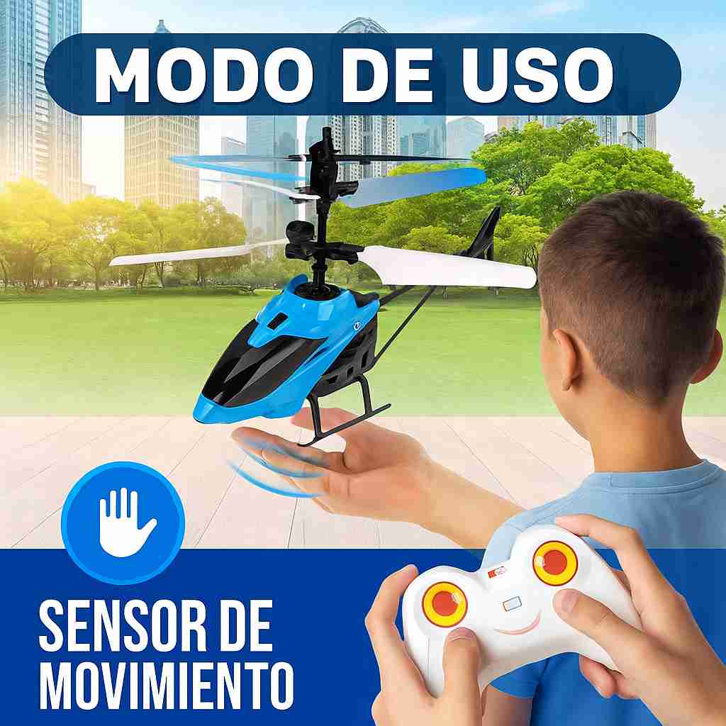 SkyFly® – Helicóptero Con Control  | Diversión que despega