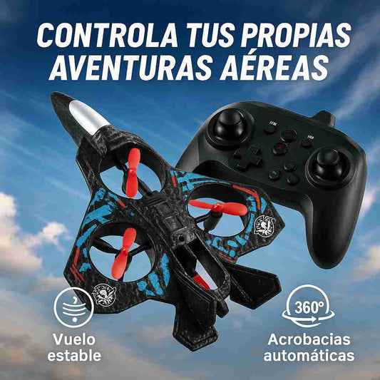 SkyFly® – Avión Con Control Remoto  Vuelo Estable y Acrobacias 360°