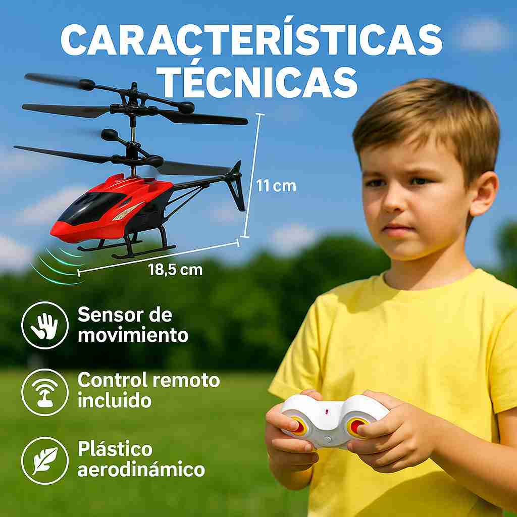 SkyFly® – Helicóptero Con Control  | Diversión que despega
