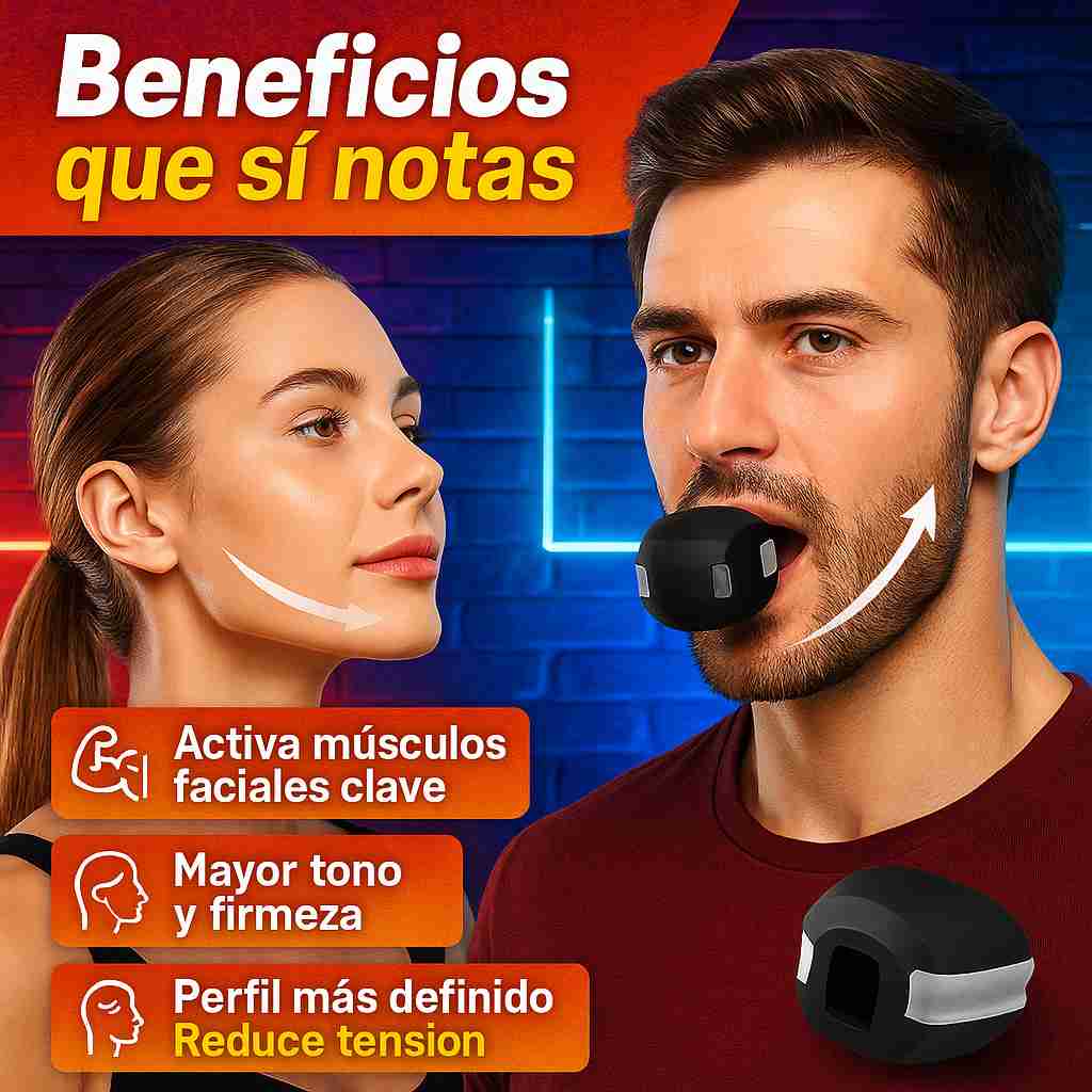JawTone® – Ejercitador De Mandibula Tonificacion | Define tu perfil de forma natural