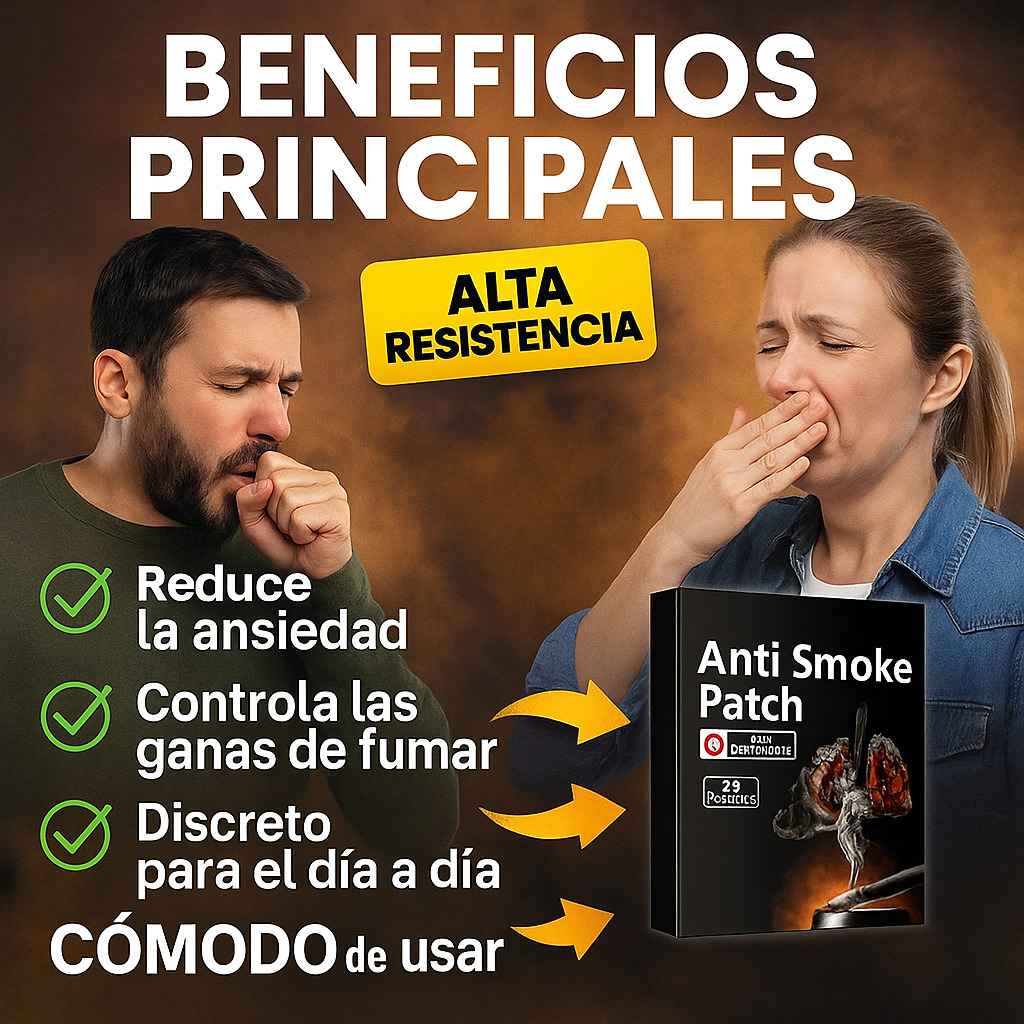 SmokeFree® – Parches de Nicotina