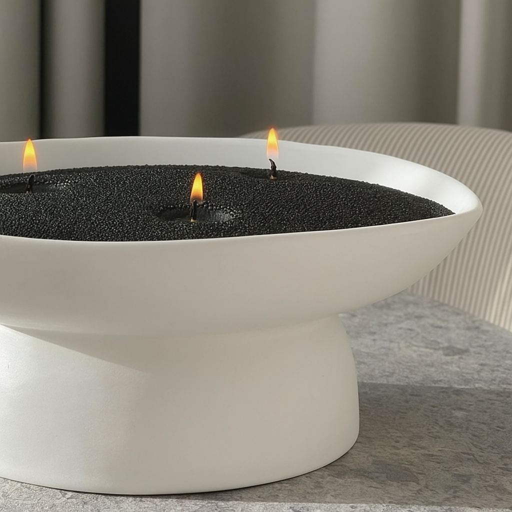 Candle Sand® | Arena de Lujo para Vela  — Crea ambientes cálidos, elegantes y seguros sin derretir cera