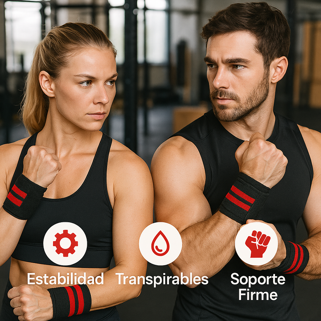 WRAPX® Muñequeras Deportivas – Estabilidad Pro al Levantar Peso