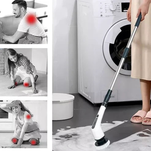 BestMal® Cepillo Eléctrico de Aseo 9 en 1 “Limpieza Profunda Sin Esfuerzo”