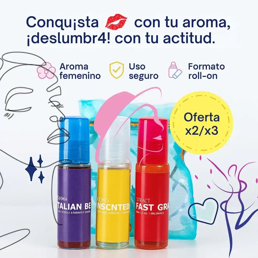 AttractHer® | Perfume con Feromonas para Mujer – Aumenta tu atractivo natural al instante