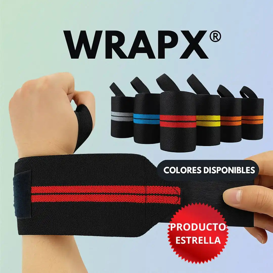 WRAPX® Muñequeras Deportivas – Estabilidad Pro al Levantar Peso
