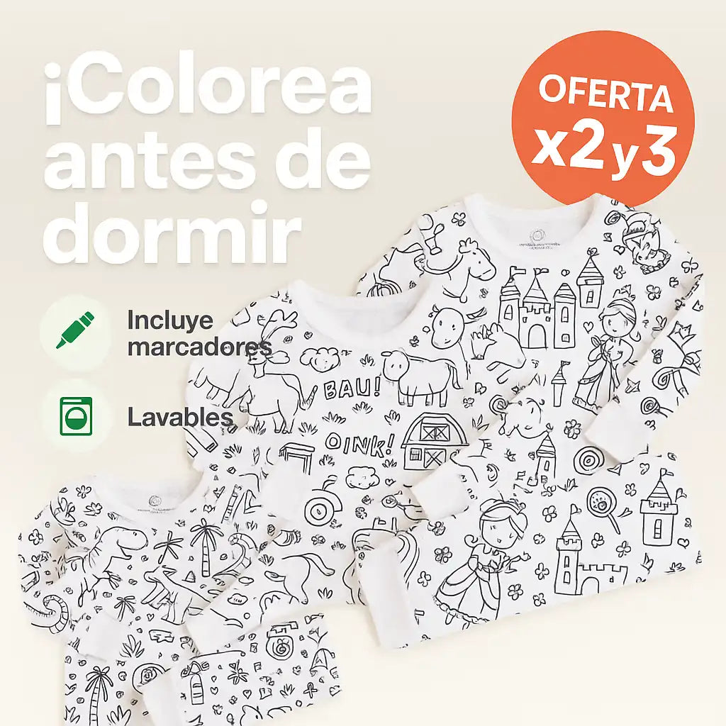 ColorDream™ – Pijamas para Colorear que despiertan la imaginación antes de dormir