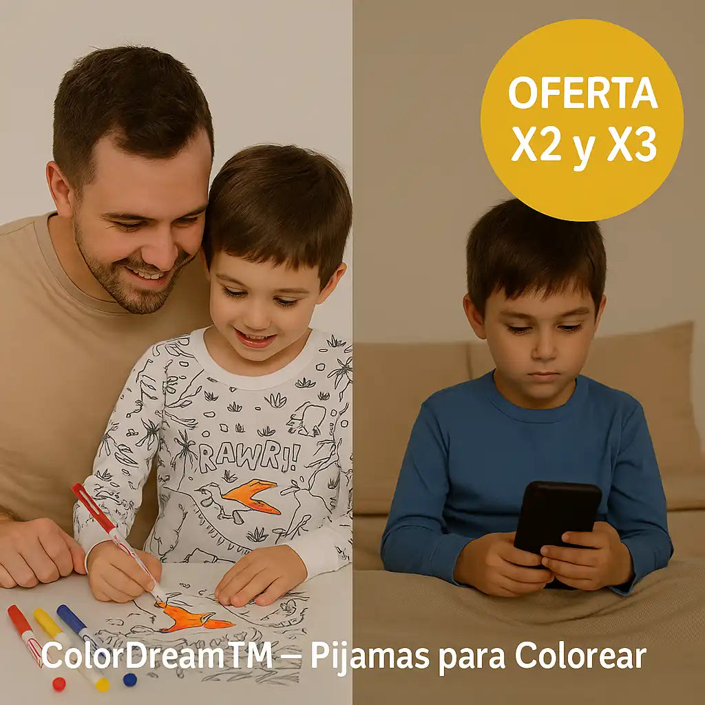 ColorDream™ – Pijamas para Colorear que despiertan la imaginación antes de dormir