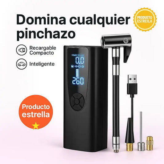 AirMaster™ – Inflador Inteligente Portátil | infla fácil, rápido y sin estrés
