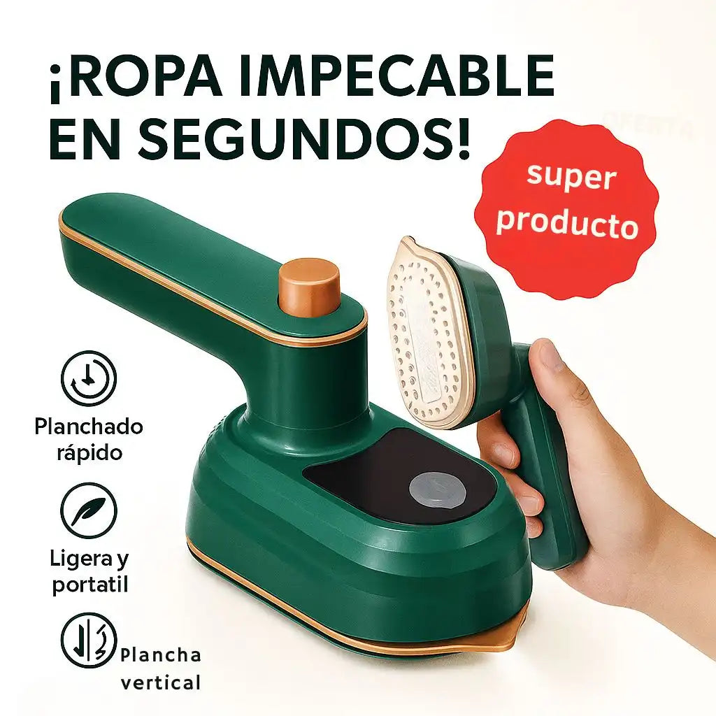 SteamGo™ – Mini Plancha a Vapor Portátil | ¡Ropa Impecable en Segundos, sin quemaduras!